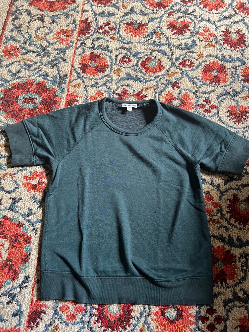 James Perse Short Sleeve Tee in Forest Green
